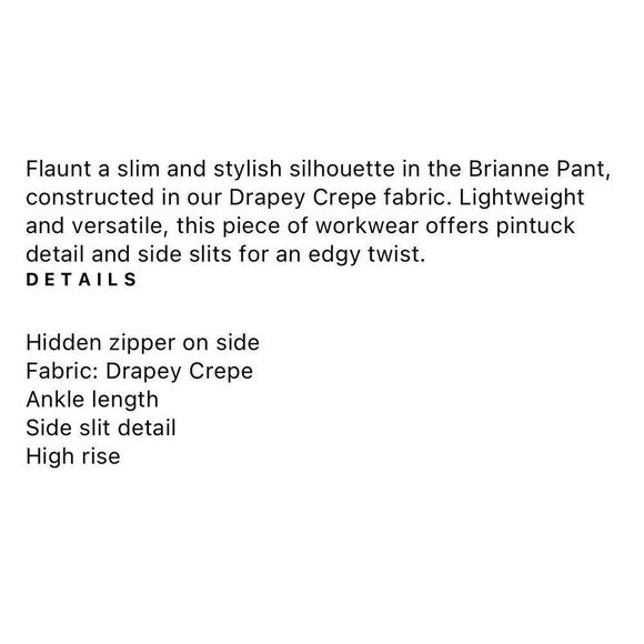 NWT Cinq A Sept Cropped Brianne Pants - Picture 10 of 10